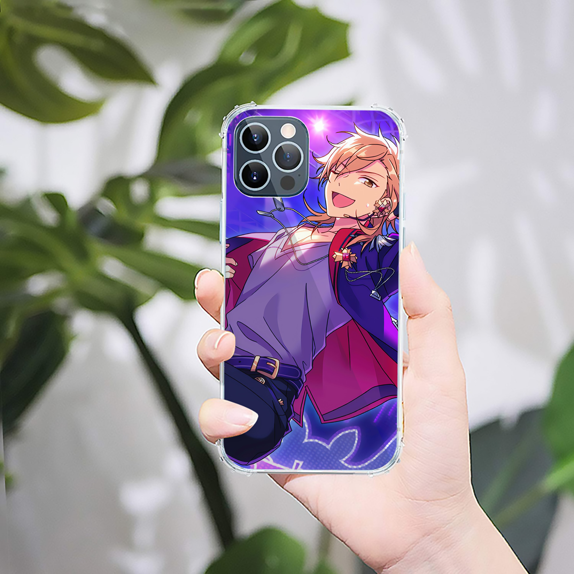 （画像用） あんさんぶるスターズ! Ensemble Stars 【iPhone 12シリーズ対応】透明スマホケース（クリアソフトケース）